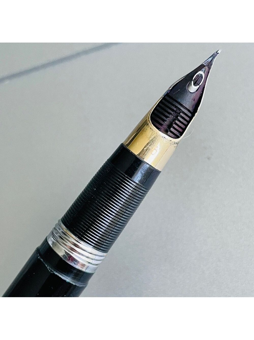Vintage Sheaffer 14k Gold Valiant Touchdown Fountain Pen Autograph Perso… - Picture 12 of 13
